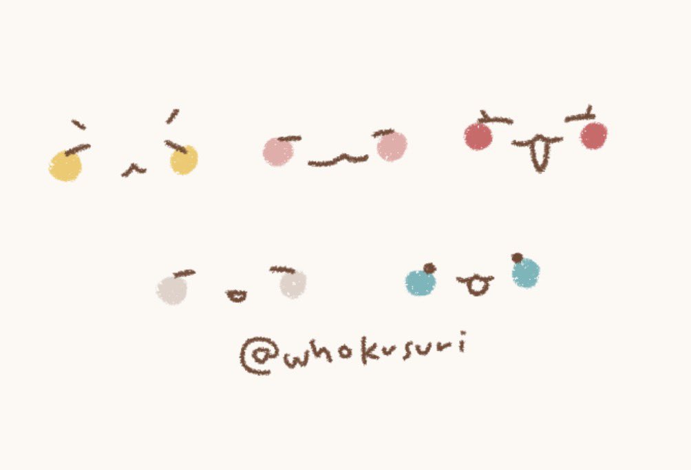 whokusuri's tweet photo. 描き分け https://t.co/vLgL9hn6dN