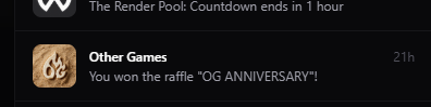 Nizeut's tweet photo. Theres no better notification on @oswikixyz than winning a raffle 🔥

AWESOME FEATURE https://t.co/oTKZeHLaiL