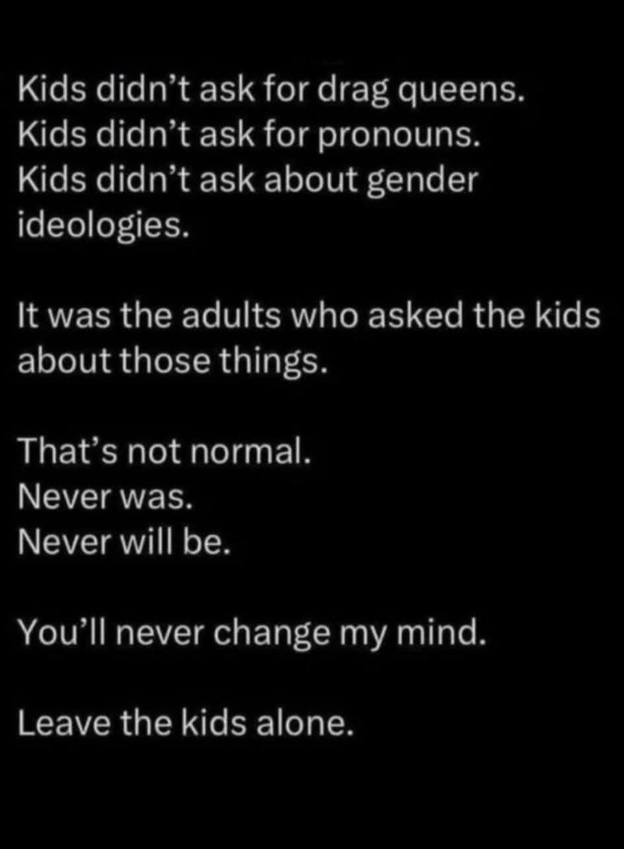 snoopsmom123's tweet photo. @Nicole_N_H Young minds can’t process or evaluate this. Most of them still believe in Santa Claus and the Easter bunny. 
Ideologues convince them of this. 👇🏼 https://t.co/4sUkL6EVJi