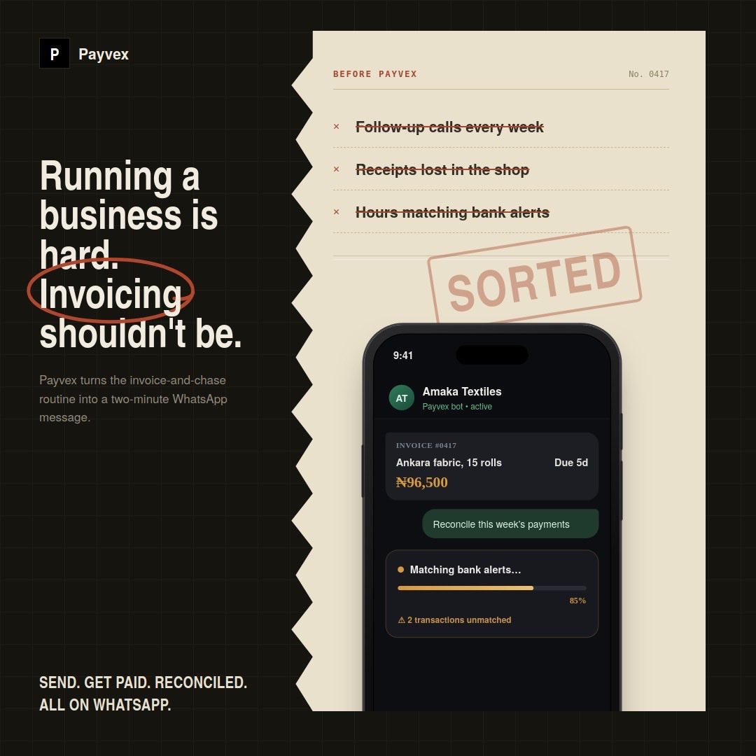 payvexng's tweet photo. Every ignored invoice is another reminder that getting paid is harder than delivering the work. https://t.co/sGQKa01jRL