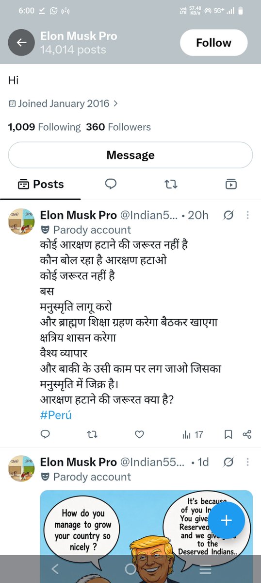 KumarRaber68143's tweet photo. @Indian55313666 @Sheetal2242 देश में मनुस्मृति कभी लागू नहीं होगी  बाबा साहेब का संविधान है इस देश में और उसके अंतर्गत ही कार्य करना पड़ेगा और रही बात आरक्षण की तो तुम  उसको छू भी नहीं सकते |
 बात रही योग्यता की वो तुमसे ज्यादा है सभी काम छोड़कर पढ़ लो अगर कहीं नौकरी नहीं लगी तो आरक्षण को दोष दोगे https://t.co/aSUqrWfnH2