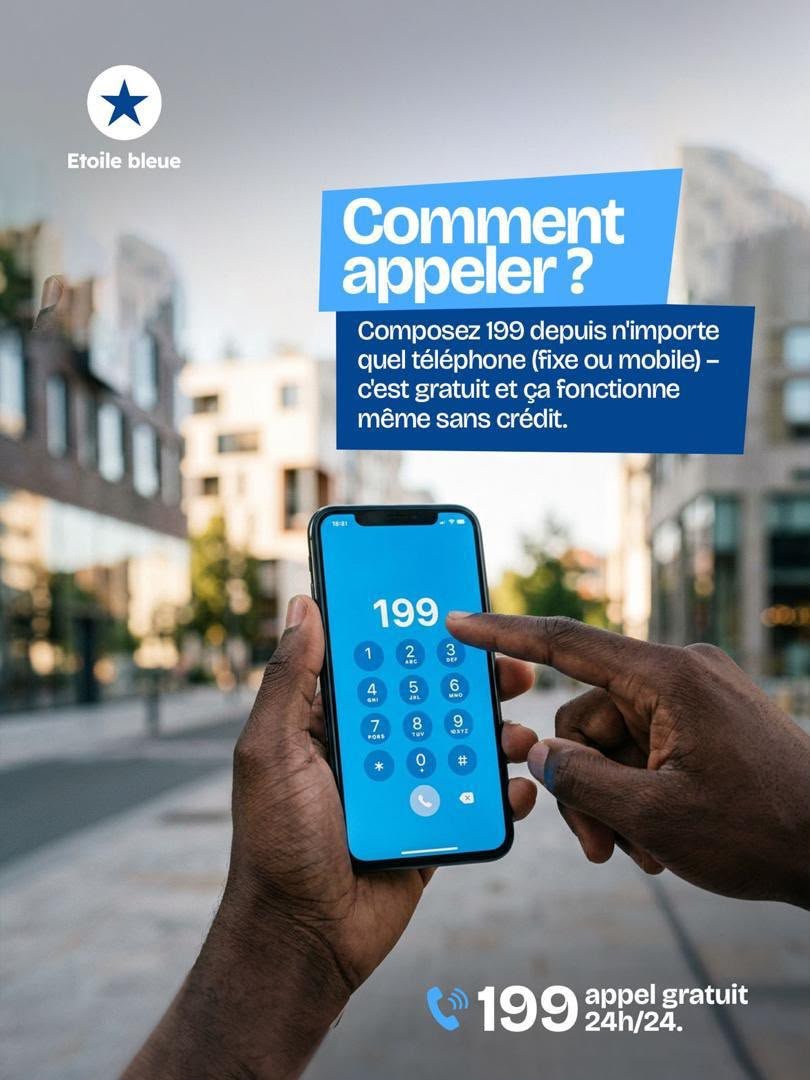 InfoCommun37605's tweet photo. Sous la Vision du Président de la République #Tshisekedi, Ministre de la Santé @rogerkamba dote le pays d’un outil concret : #Étoile_Bleue

📞 199 — appel gratuit, 24h/24, depuis tout téléphone, même sans crédit.

#EtoileBleue #SantePourTous #VisionDuChef #MinistereSantéRDC https://t.co/Jey3S03hFY