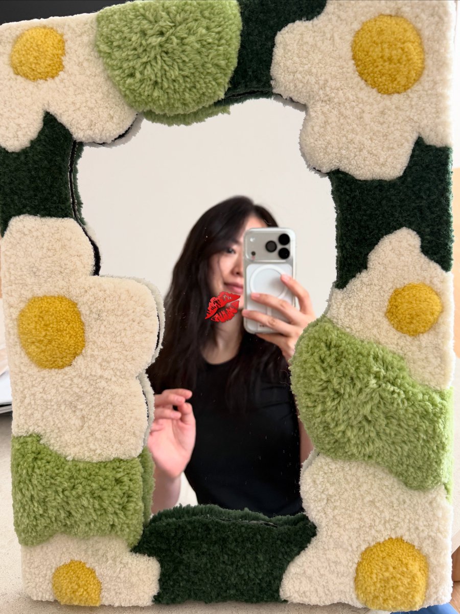 wooheeu's tweet photo. This week’s camera roll: me trying to get a decent mirror selfie in a flower-covered mirror, showing up to support Uhm Junghwa unnie for her new movie, ‘Okay! Madam 2’ VIP premiere, and... apparently forgetting to take photos of anything else. https://t.co/3FoeFshuge