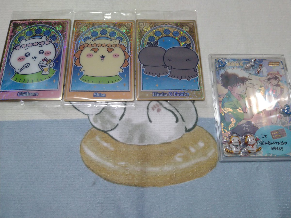 mBnPTAIks919467's tweet photo. 【譲渡】
ちいかわ　ウエハース　カード

出
ちいかわ
シーサー
ヒトハ＆フタバ

求
定価（+送料）

郵送＞都内手渡し
検索からでもお気軽にどうぞ https://t.co/uFrPLPv4u2