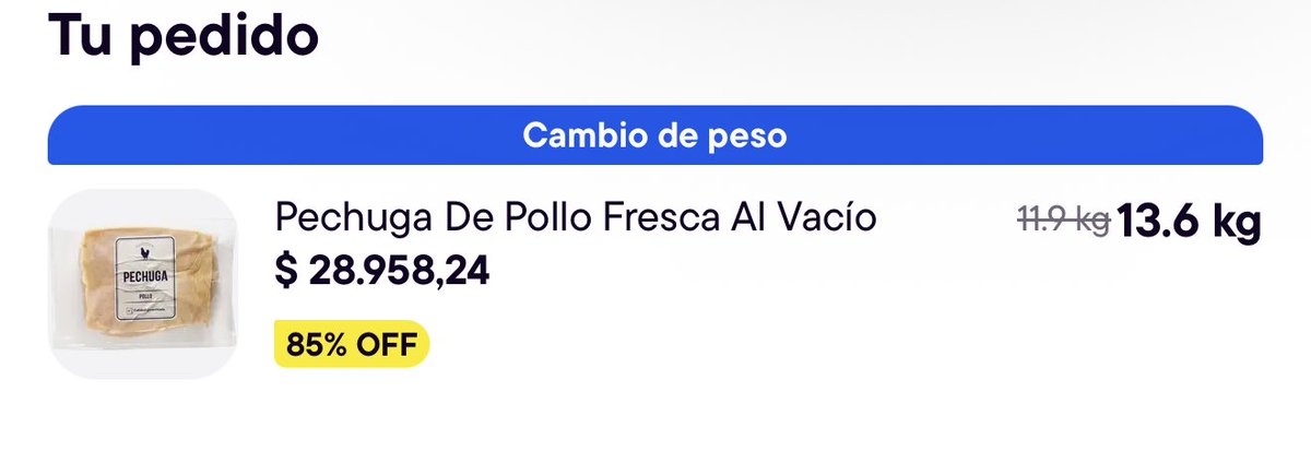 GangasTips's tweet photo. Casi 14kg de pechugas por $29.000
No se preocupen por el repartidor porque fui a retirar al local 😉 https://t.co/EUDbg951De