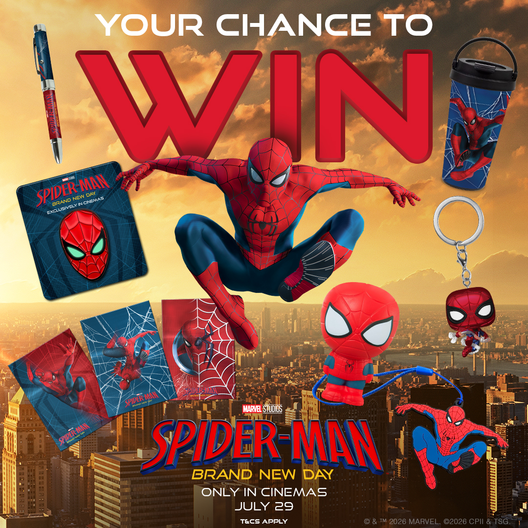 ODEONcinemasIRE's tweet photo. 🕷️ Thought we were done? Think again.

Spider-Man: Brand New Day is officially out now at ODEON, and we've got 5 merch bundles up for grabs!* 🎁✨

To enter: 
👥 Follow us
❤️ Like this post
🕸️Tag a fellow Spidey fan

*UK &amp; ROI residents only
*T&amp;Cs apply 📲 https://t.co/9UGzZ4jg2E https://t.co/n8w2nIXODw