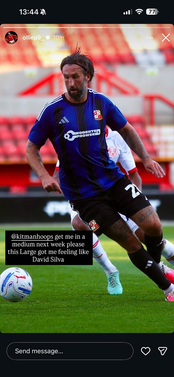 MaxTownsend06's tweet photo. Ollie Palmer responds to the comments 😂 #stfc https://t.co/QQPRprcDt4