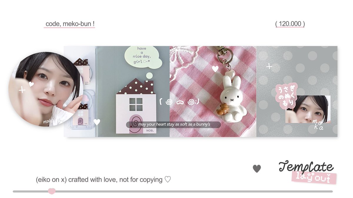 KEiKO____o's tweet photo. fs 2 template layout (150k get 2 template) https://t.co/dpCSZt3gJ1