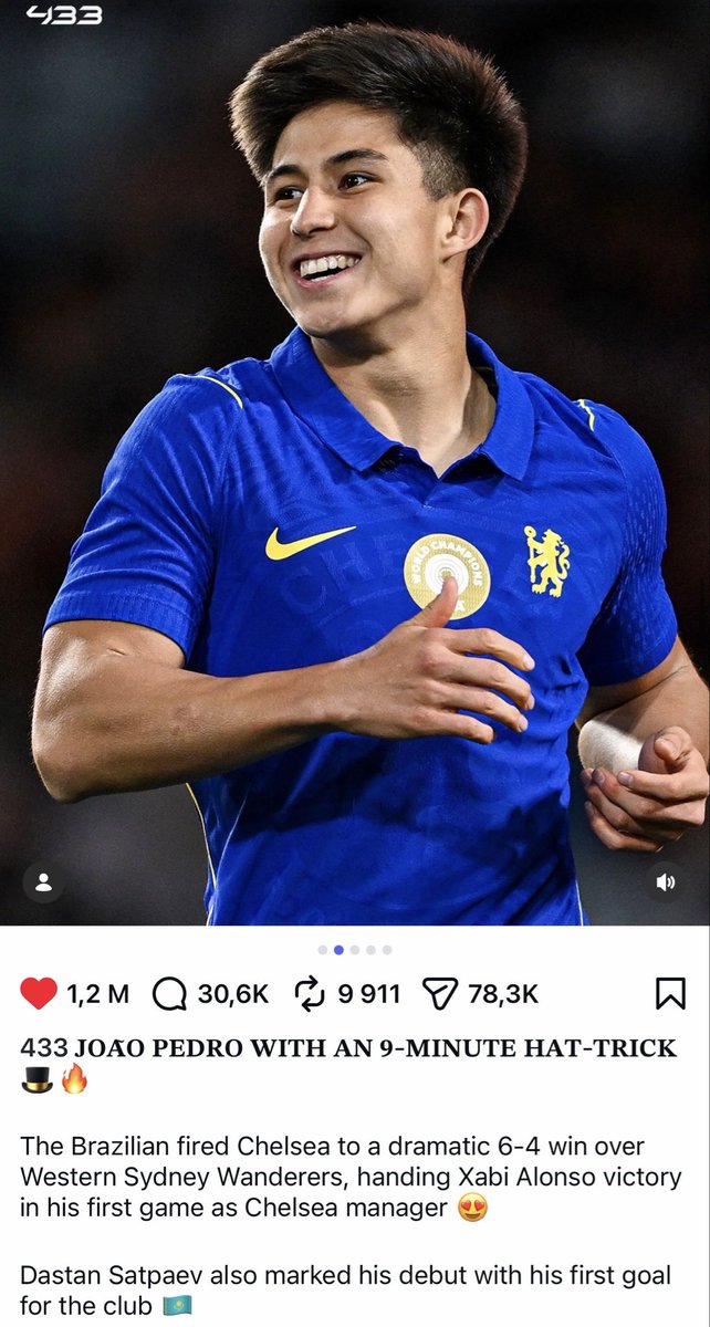 KazakhEmbassyUK's tweet photo. While #GOTF brings phygital energy to Kazakhstan, our compatriot is lighting up the world of football - congrats to Dastan Satpaev on scoring his first goal for @ChelseaFC ! 🇰🇿🇬🇧⚽️🌍 @433 https://t.co/6MgWKoAk5S