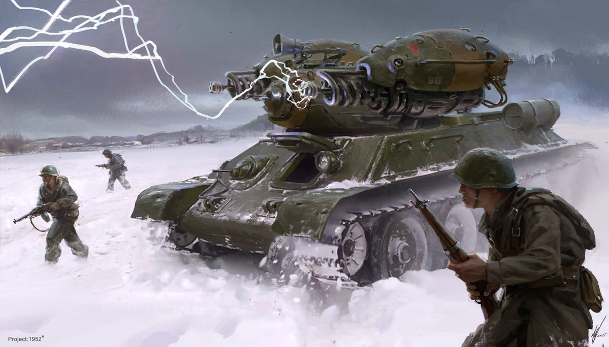 MichalKus3's tweet photo. The main characters of ''Project: 1952''? I do not know yet. But they will be surrounded by machines which feel familiar yet uncharted. https://t.co/NBHk8PTHC2
