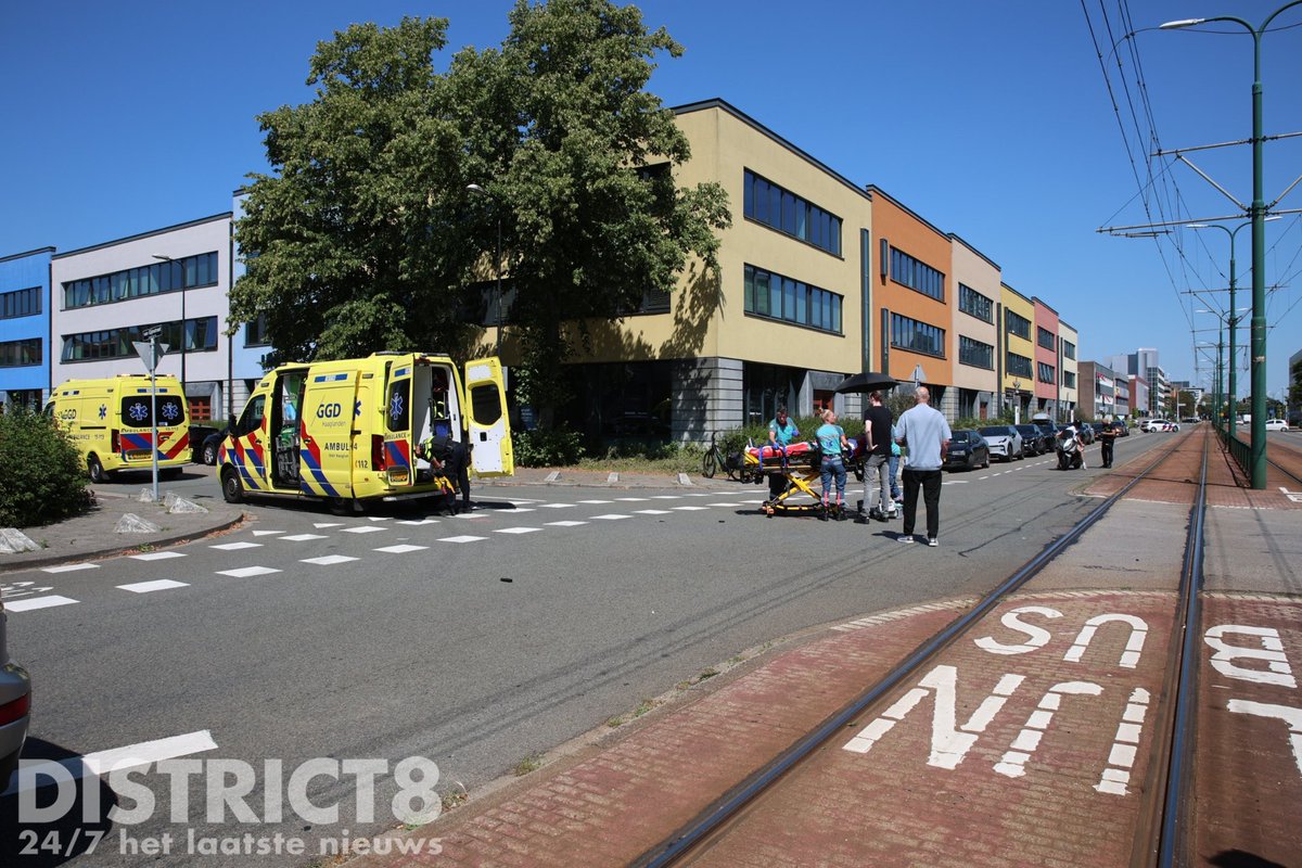 112 melding Zwaargewonde fietser bij verkeersongeval in Rijswijk