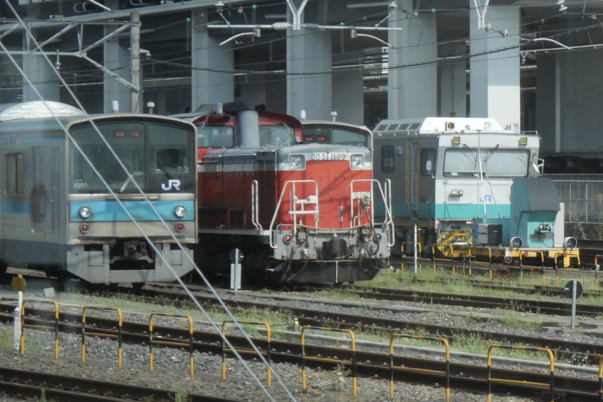 Tc221_61's tweet photo. 2026年7月29日(水)
8561レ　川崎車輌出場甲種輸送
EF510-7+DD200-501(JR北海道向け)
一応京都工臨返空も(車内からだけど) https://t.co/eHppI8Yk67