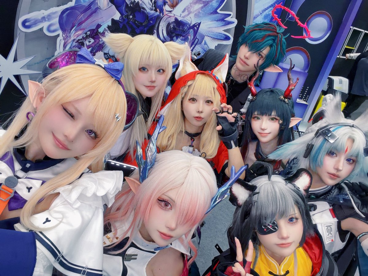 yamo8cos's tweet photo. コスプレイヤー組全員集合〜っ🌟

#エンドフィールドハーフアニバ
#エンドフィールド https://t.co/VW4WbLUlrb