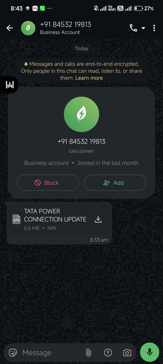 DsquareJ's tweet photo. @TataPower These fraudsters are getting data about customer from your billing centres access customer service centers. How are you addressing this? 
@MumbaiPolice Tata Power employees are selling customer data along with address to these fraudsters. Please tell us how you're fighting this https://t.co/tvkG8y2RDp