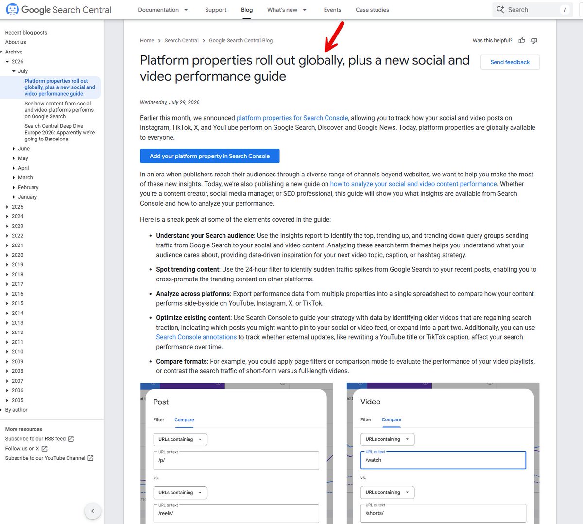 Charles_SEO's tweet photo. BIG GOOGLE SEARCH UPDATE 🚨

Everyone can now claim their social profiles in Google search console without even needing a domain to connect first.

It takes a while for the data to propagate, but you'll be able to see some basic stats - Great for influencer marketing. https://t.co/bnEsha72va