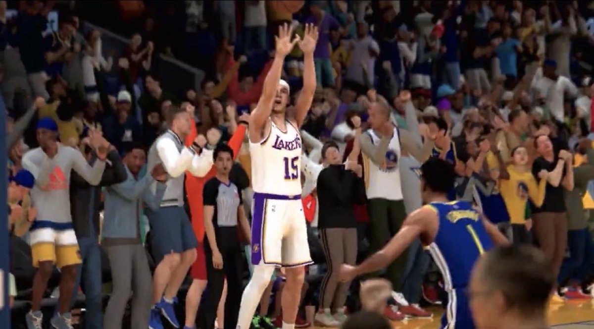 Lakers_World_Fr's tweet photo. Premier aperçu de Luka Dončić et Austin Reaves dans NBA 2K27🔥🎮 https://t.co/NVGssFPJPw