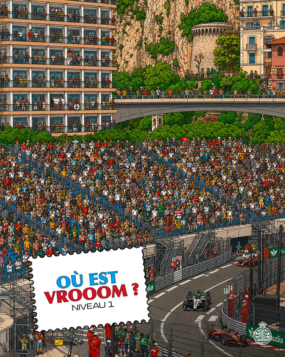 ACM_Media's tweet photo. C’est l’heure d’un petit jeu ! 😄

🔍🧐 Où est Vrooom ?

#MonacoEPrix #FormulaE #MonacoCircuit https://t.co/BLTDg69qQI