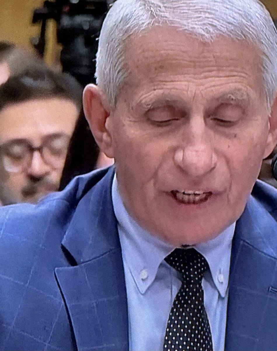 RBlue111183996's tweet photo. He must pay for his actions. 
History won’t remember Fauci as a hero. It will remember the criminal arrogance, the hypocrisy, endless lies and belief that questioning him was somehow unacceptable. No unelected bureaucrat should ever wield that influence without accountability https://t.co/AqkgHQA6Ig