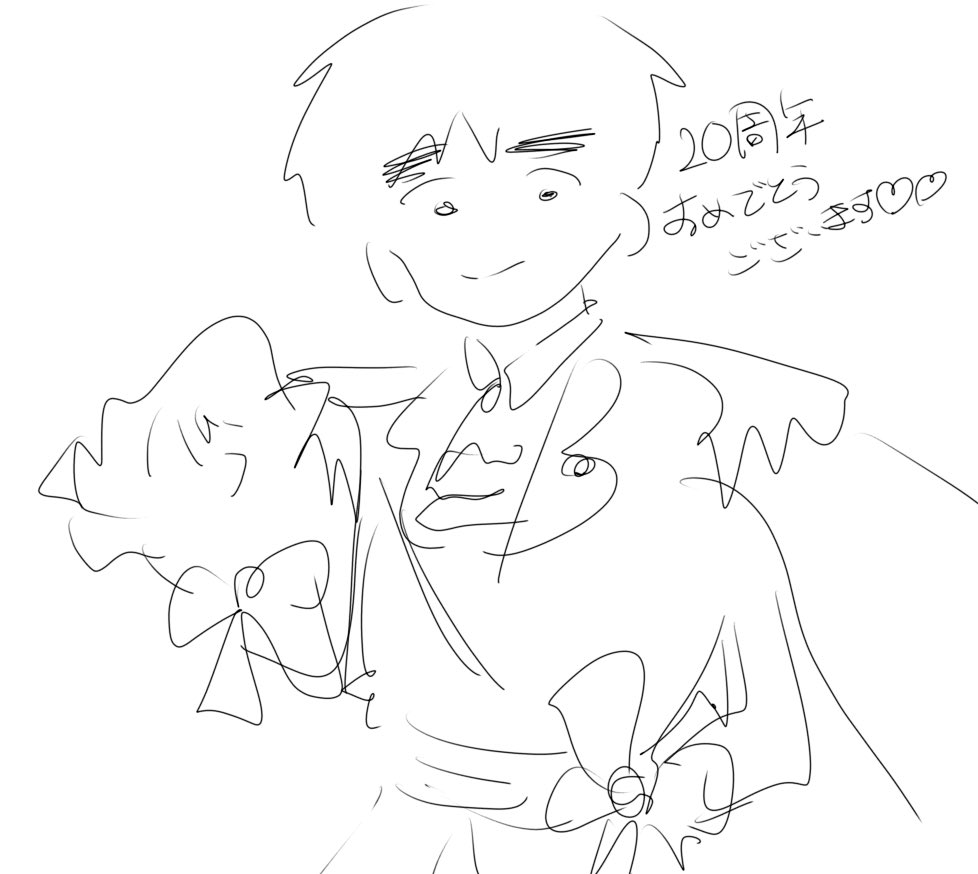 Nidanida0124's tweet photo. 20周年おめでとうございます！
＃ヘタリア　#初投稿 https://t.co/9XlWZgTQCb