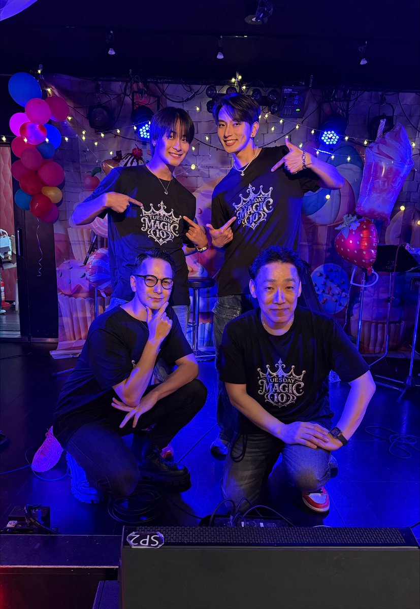naopibabys's tweet photo. Tシャツは昼夜キラキラデコでした！またいつかこのメンバーでやりたいですね！ https://t.co/fCcbMLQ4xa