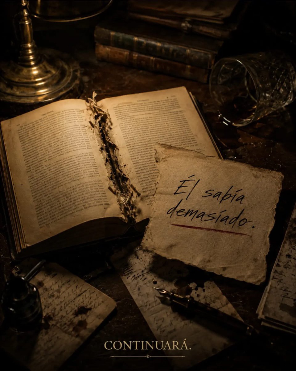 VNegrasteiz's tweet photo. Él sabía demasiado.

Demasiados nombres.
Demasiadas historias.
Demasiados secretos que nunca deberían salir a la luz.

Pero la verdad siempre encuentra la forma de regresar…

La investigación continua abierta...

Continuará.

#Negrasteiz #NegrasteizBeltzFestival #NovelaNegra https://t.co/7MLQDmQBA9