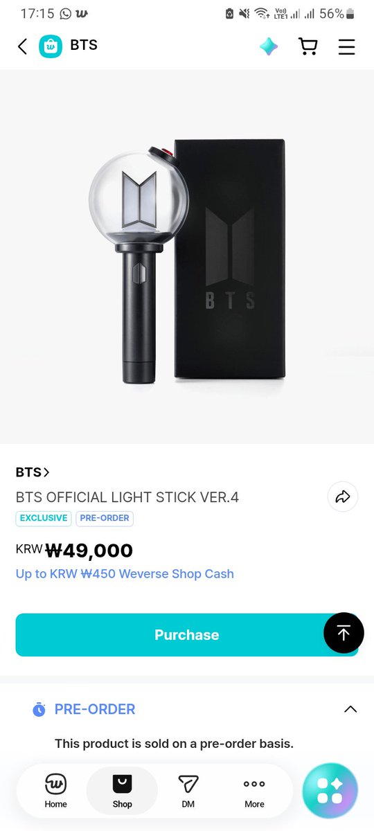 alkivee's tweet photo. Open Pre-order - BTS Official Lighstick Ver. 4 (Army Bomb)

Reguler 800k dp 650K
Express 900k dp 650k

Est berat 1kg
Bersih ina✅
Checkout pake akun sendiri ✅
Reguler 3-4 minggu pengiriman
Express 2-3 minggu https://t.co/j53cRr1mUe
