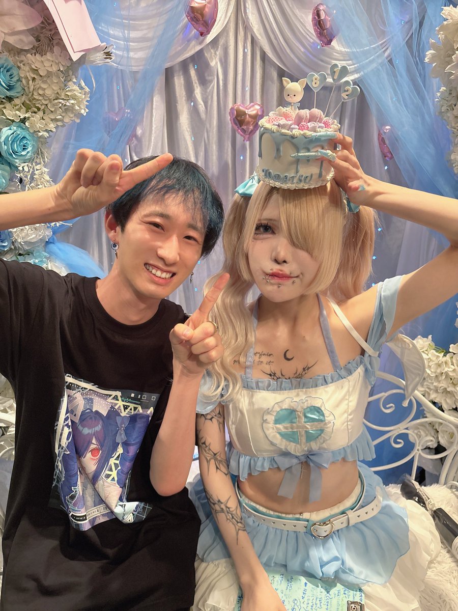 _sumire_72's tweet photo. 生誕ライブと後日特典会、2日間本当に素敵な時間をありがとう。

幸せそうに笑うよだつさんを見られたことが何よりも嬉しかったし、この景色をたくさんの方と一緒に見られて本当に良かった。
 #ねむねむにゃんこなのだ https://t.co/fY7VDxr6TD