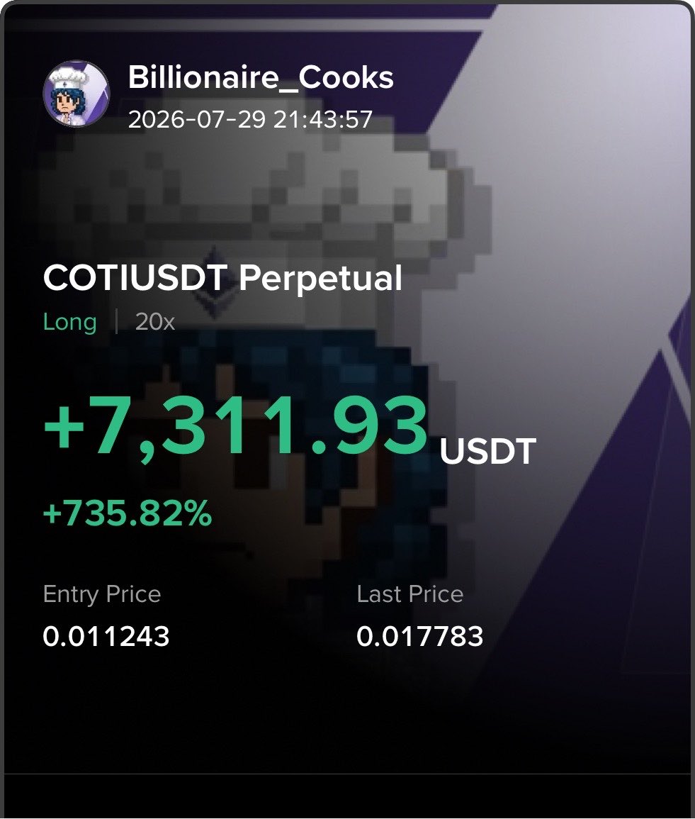 billionair_Sam's tweet photo. $COTI+ 735%
+7311$ profit done https://t.co/R0l8diNlM5