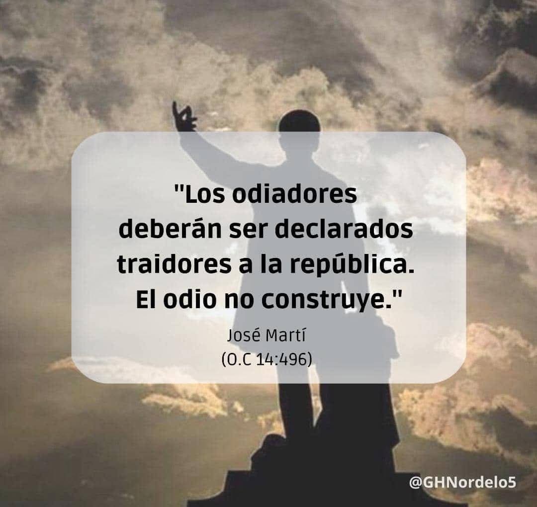 GHNordelo5's tweet photo. ¡Lo dijo el más universal de los cubanos! #Cuba #CDRCuba #CubaNoSeRinde https://t.co/apsvzv63Tk