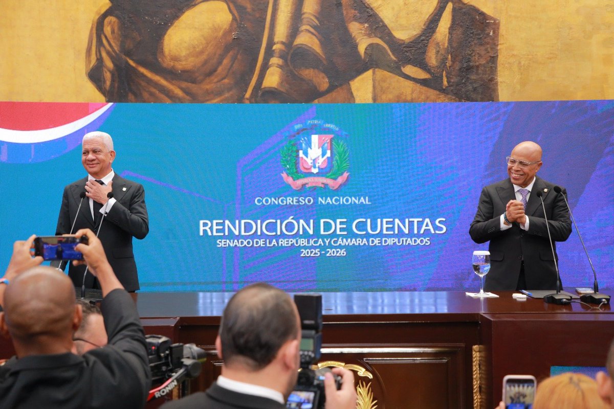 Pachecoalfredoo's tweet photo. Cabe destacar que se conocieron y aprobaron importantes iniciativas legislativas, entre proyectos de ley, resoluciones bicamerales y resoluciones internas, dando respuesta a las demandas de diversos sectores de la sociedad dominicana. #CongresoRindeCuentas2026
#PachecoRindeCuentas2026
