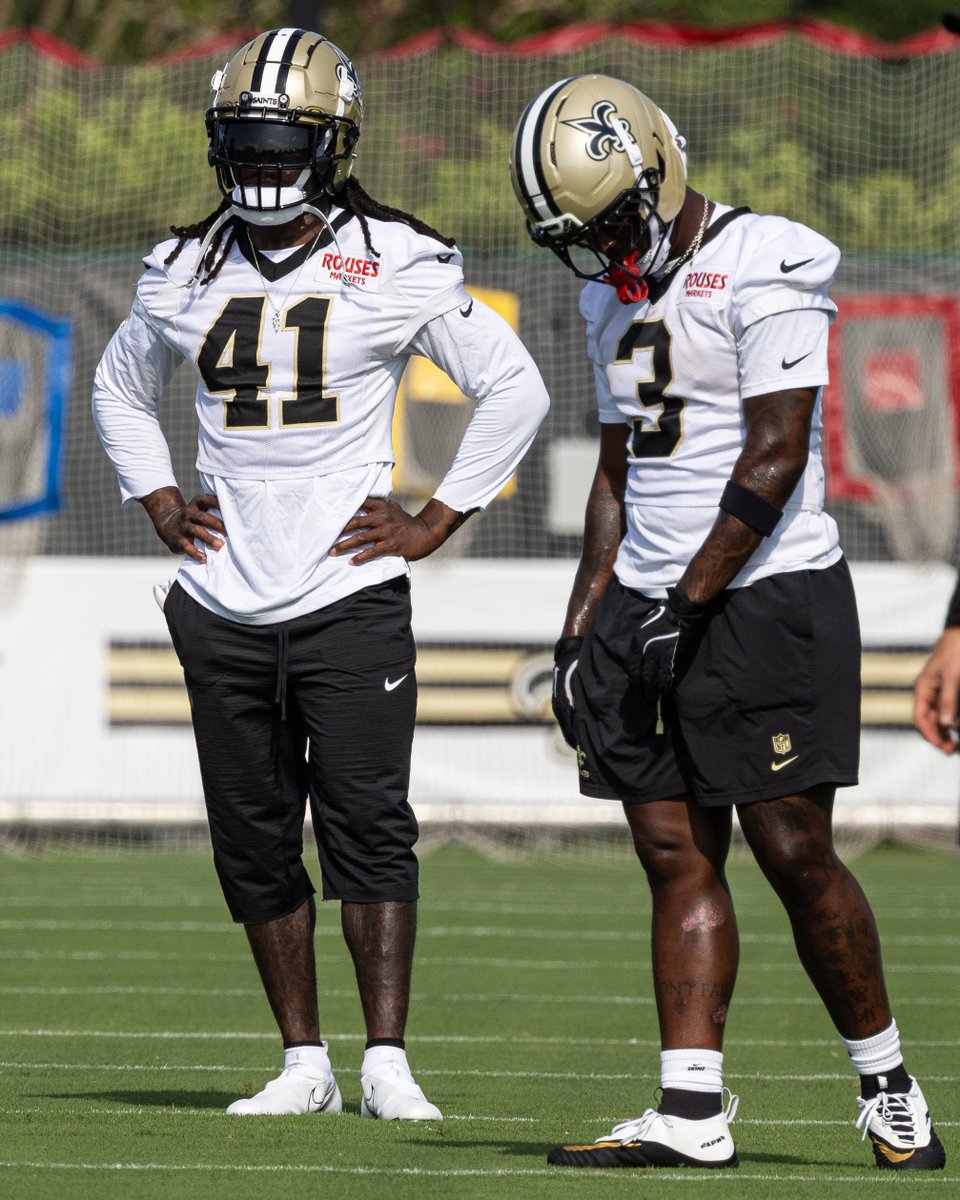 Saints's tweet photo. AK &amp; Etienne Jr. https://t.co/ViBb19Ts4N