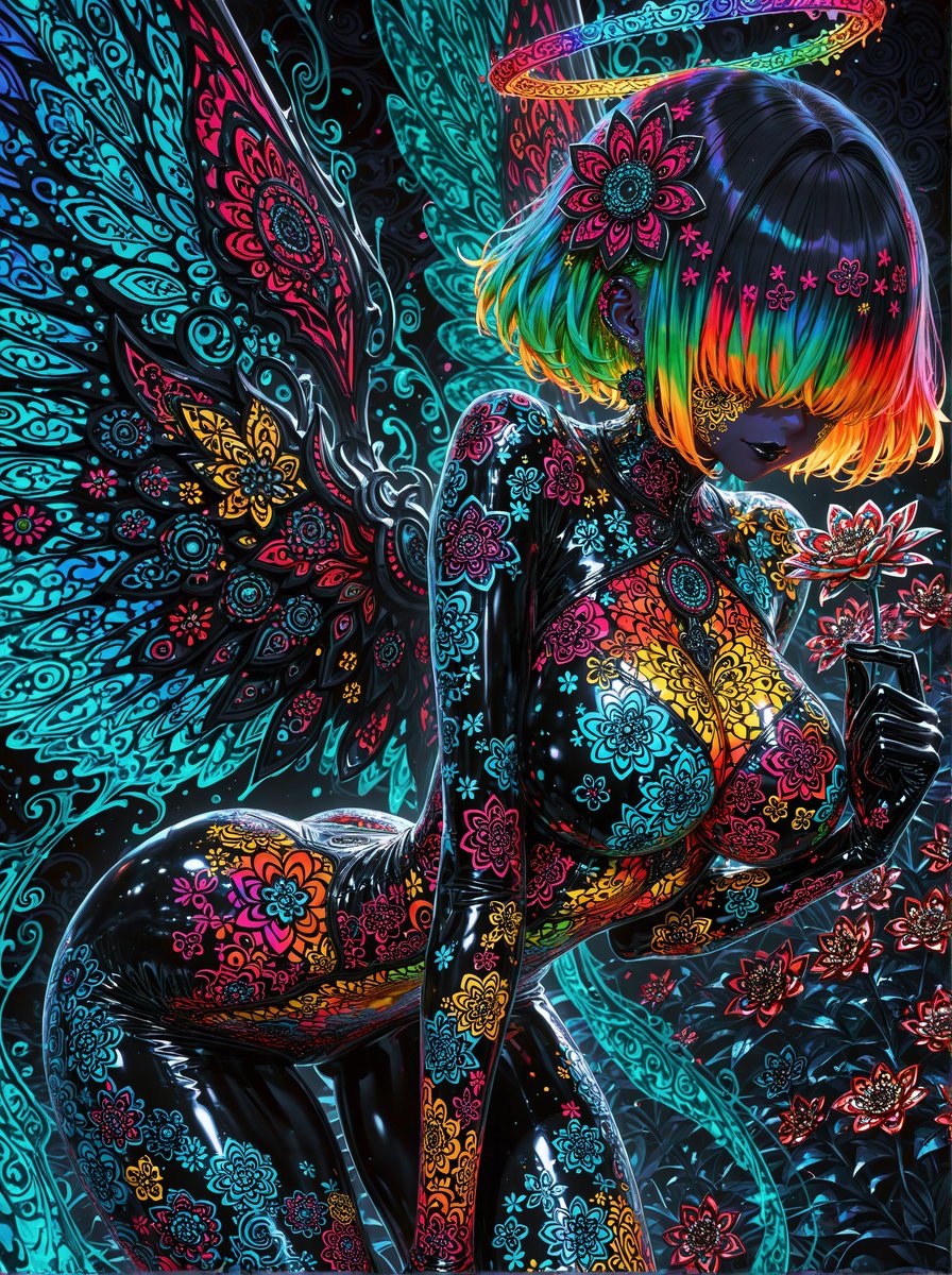 Kuroneko__x's tweet photo. A Colorful Apocalypse https://t.co/kxpCbmATmv