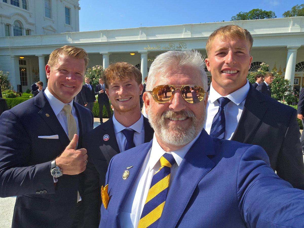 RepTroyDowning's tweet photo. What a day celebrating the @MSUBobcats_FB National Championship at the White House.

Thank you, @POTUS, for recognizing these outstanding student-athletes, coaches, and the entire Bobcat community. Montana is proud! https://t.co/l2mIeHQQNN