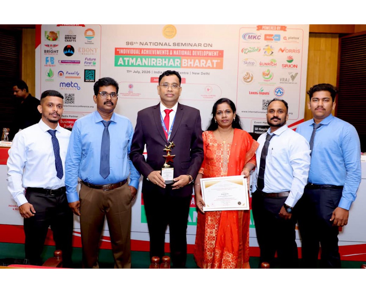 futurewealthofc's tweet photo. 🏆 A Very Proud Moment for FUTUREWEALTH GROUP🇮🇳

We are delighted to announce that Mr. RAJESH P. R., CEO of FUTUREWEALTH GROUP, has been conferred with the National Achievement Award at the 96th National Seminar &amp; Awards Presentation Ceremony, https://t.co/SQkRX5B2nz