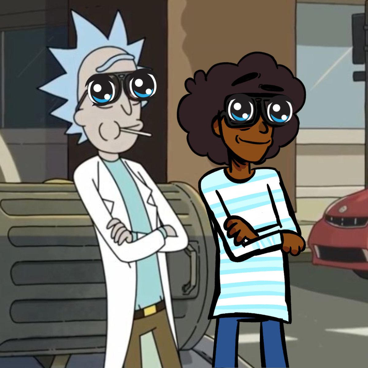D0rkDude's tweet photo. Bro I love Rick platonicly ofc cause were just friends #Rickyandmorty #yumeart https://t.co/uhfFzyoXMY