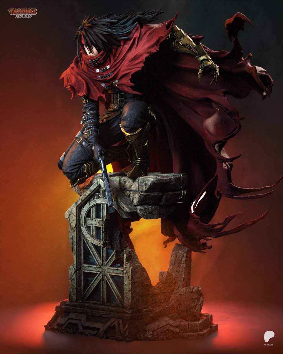 Phantomyre's tweet photo. Vincent Valentine sculpture by Tanuki Figures! (insta)

About time we got some badass Rebirth figures for Vincent. The FF7 art community is an absolute gift. https://t.co/ShwJDgpiTV