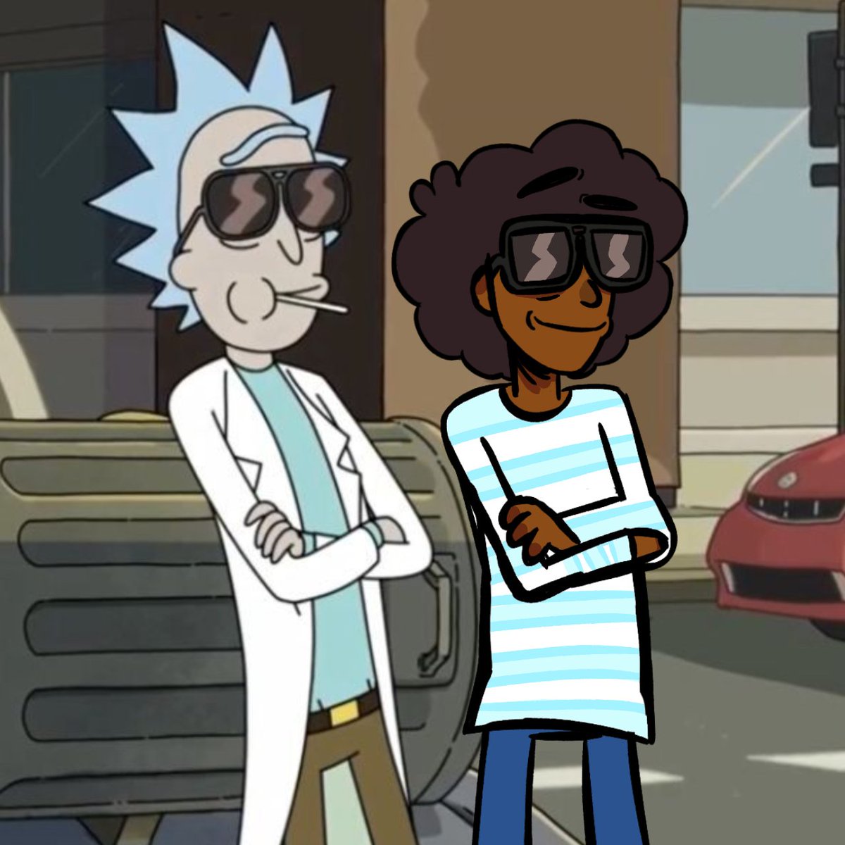 D0rkDude's tweet photo. Bro I love Rick platonicly ofc cause were just friends #Rickyandmorty #yumeart https://t.co/uhfFzyoXMY