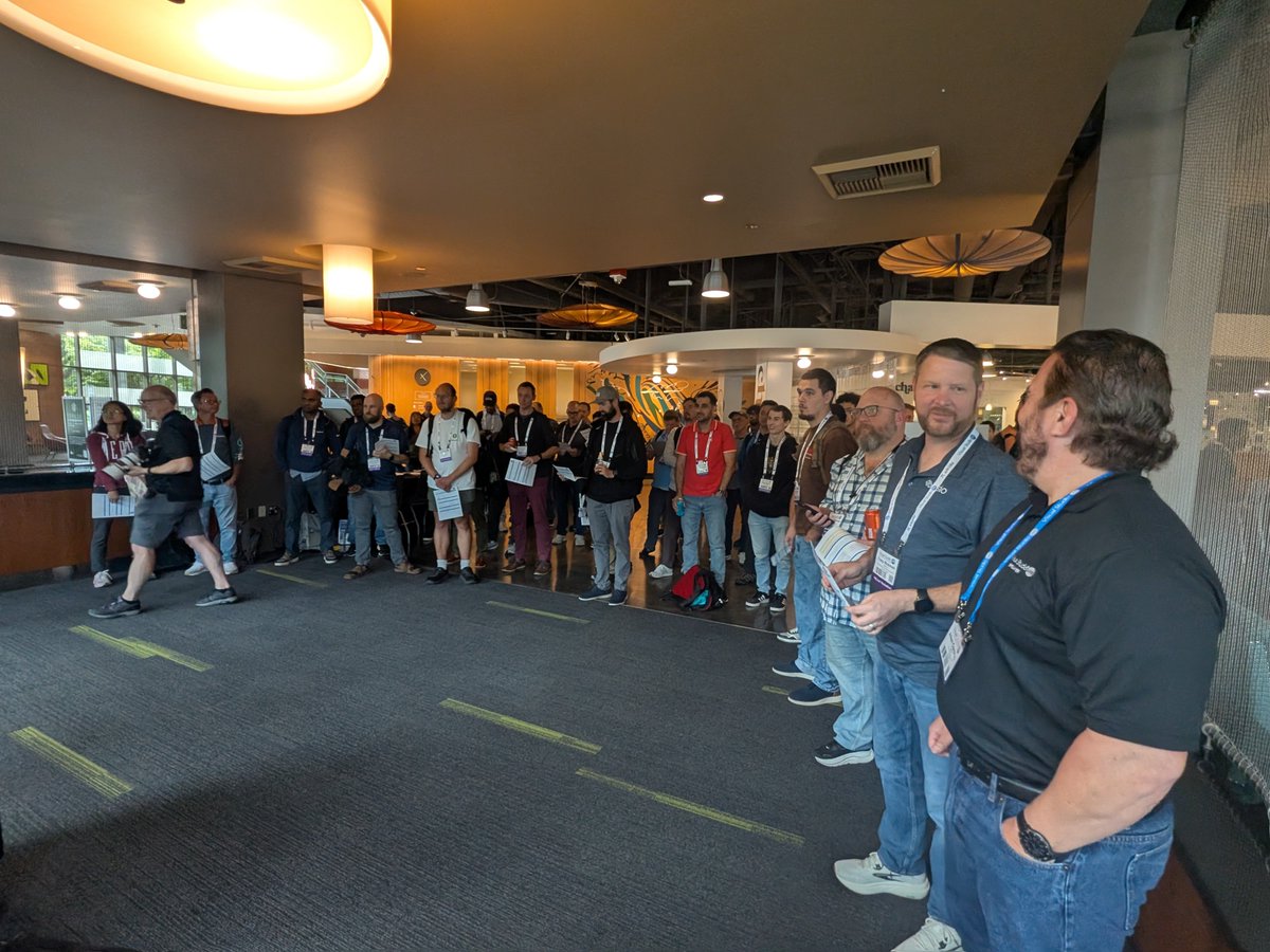 EricDBoyd's tweet photo. Last night, we kicked off the #AI hackathon at #VSLive. A good group of developers came out to build AI solutions that solve real business problems using Foundry and Copilot Studio.
I'm excited for another night of it.
Someone is winning $6,000.
https://t.co/41JZFWSvL3 https://t.co/fjrNmYfARk