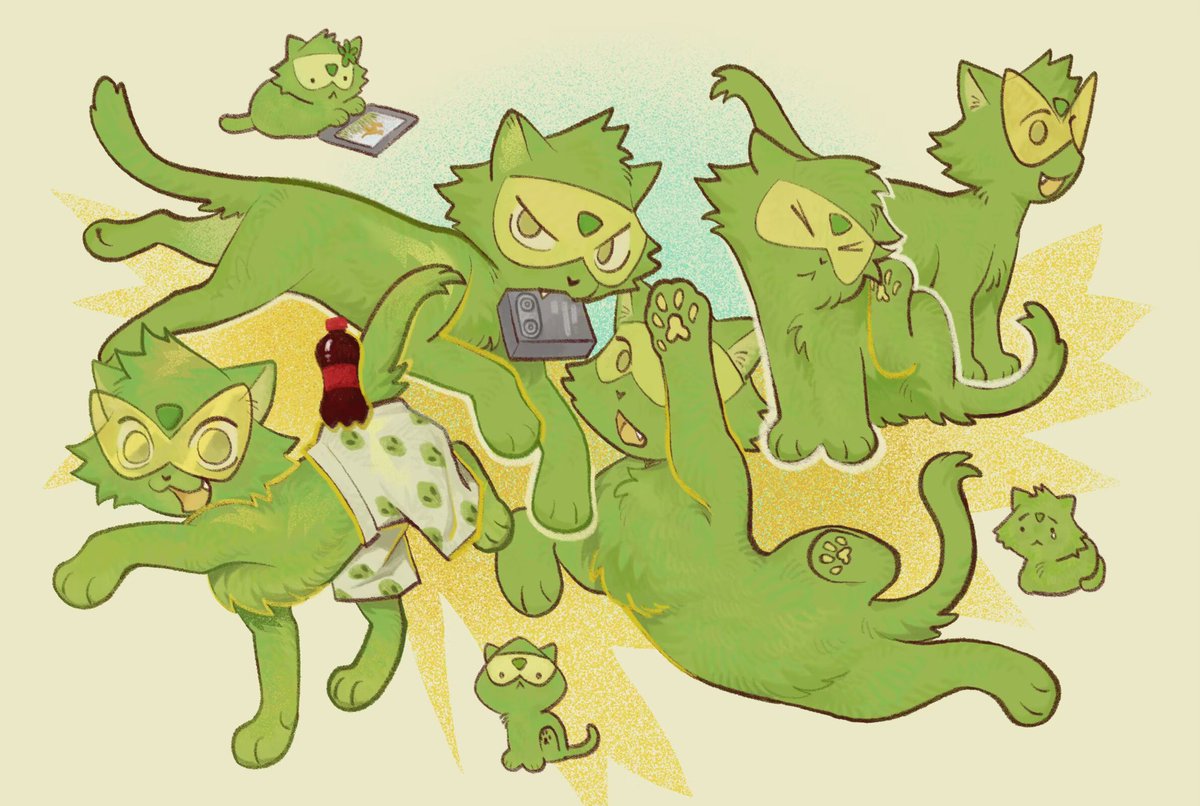 JADF2778's tweet photo. little green kitty #stevenuniverse https://t.co/RXYlKDwtM6