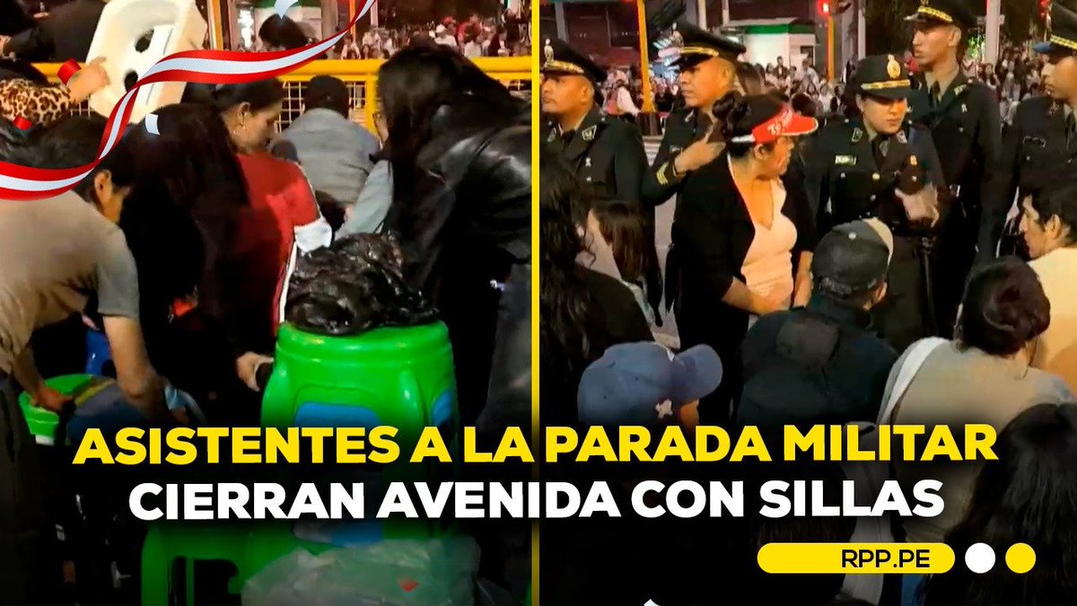 RPPNoticias's tweet photo. 🇵🇪🚧 En el distrito de Jesús María, específicamente en el cruce de las avenidas Bolívar y Brasil, un grupo de personas que se congregó para presenciar la Gran Parada y Desfile Cívico Militar bloqueó el tránsito vehicular.
👉https://t.co/BBNAydwsCi
#FiestasPatriasxRPP https://t.co/SU9zAgxg43