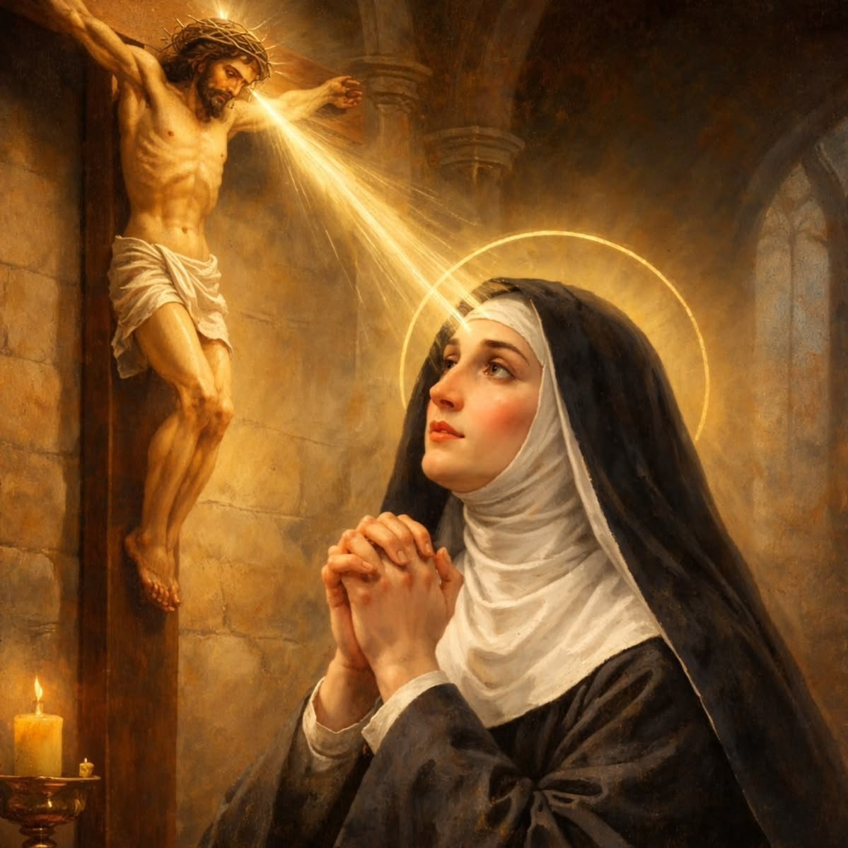 jainelsonwinck's tweet photo. “God is enough for me. 

In Him I find everything I need.”  

- Saint Rita of Cascia https://t.co/VLeP3qbFs3