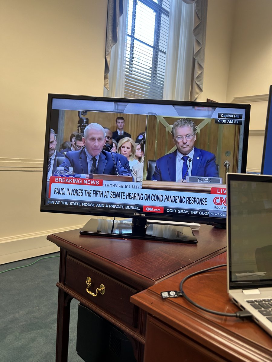 TheLeoTerrell's tweet photo. Dr. Fauci: Why are you invoking the Fifth?? Tell the American people! https://t.co/qulJIUUcOw
