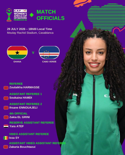 tvcnewsng's tweet photo. WAFCON 2026: Moroccan, Namibian Referees to Officiate Ghana-Cape Verde, Cameroon-Mali Fixtures

https://t.co/TR6bk0IKgd https://t.co/8xc2p8mW0E