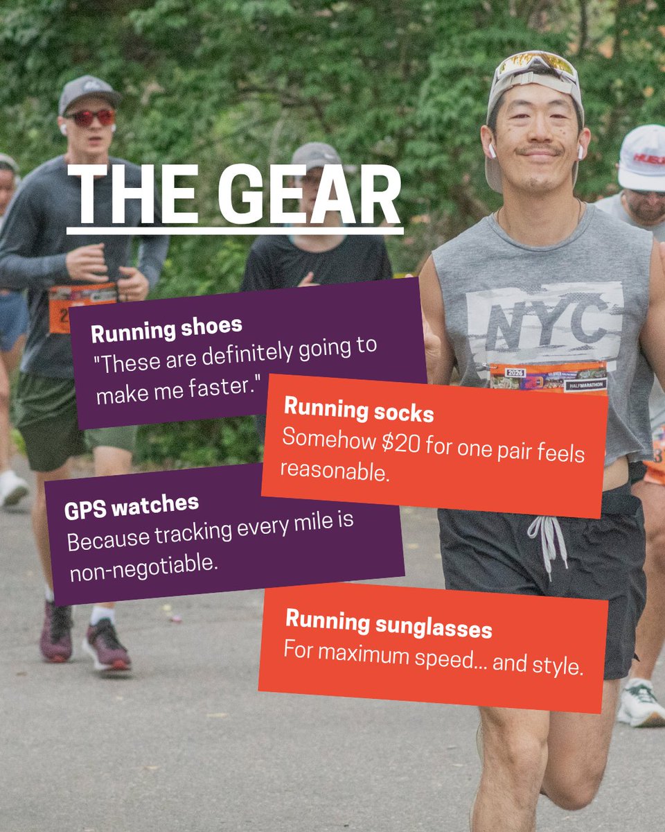 runcolfax's tweet photo. Running is a relatively inexpensive sport...

...until you add up the shoes, race registrations, gels, watches, recovery gear, coffee stops, and the "just one more" purchase 😅

What's your biggest running splurge?

#runcolfax #runnerhumor #runnerlife https://t.co/4lYOhktILQ
