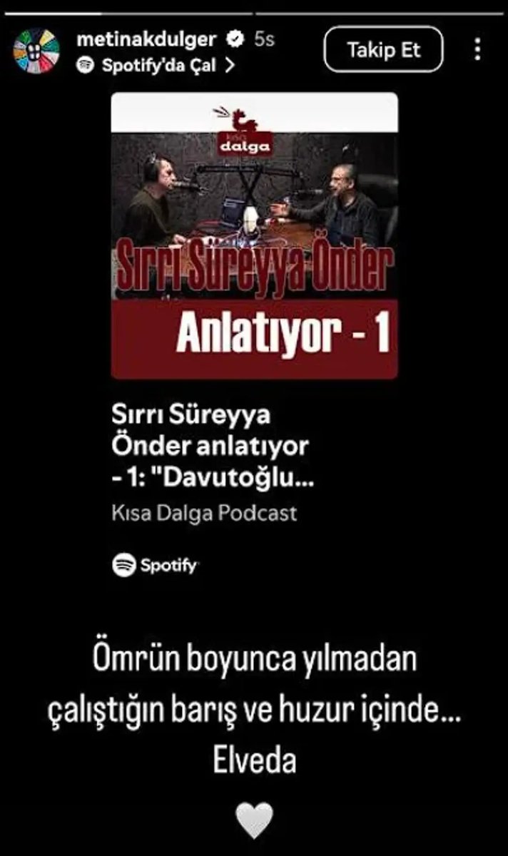 millitavircom's tweet photo. Metin Akdülger, İnstagram gönderisinde Sırrı Süreyya Önder'i andığı için arşivimize kaydedilmiştir. Tüm arşiv listesi için https://t.co/G578z1q3R5 https://t.co/jrH86oiJag