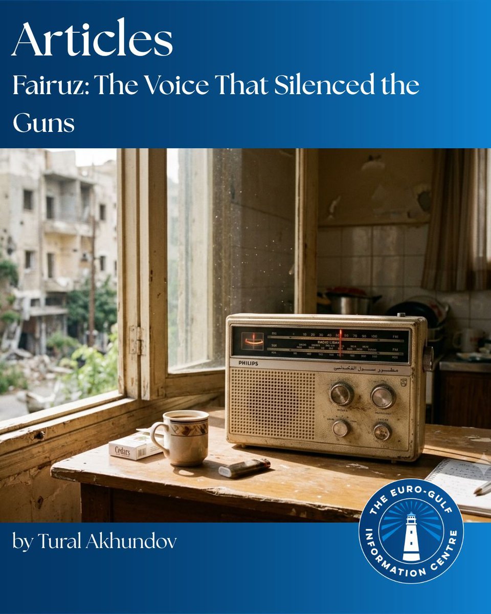EGIC_'s tweet photo. "In a country where politics has often divided families, religious communities, and entire generations, one voice has consistently transcended every fault line. That voice belongs to Fairuz."

🔔 Have a look at our recent articles🔔 
📍 https://t.co/P5St1ypvGP https://t.co/VBV7ICqqQG