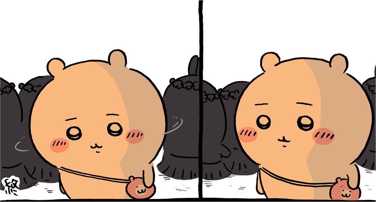 hey__hey__hoo's tweet photo. これ、令和に名を刻む名シーンすぎませんか？
ちいかわ、マジで偉すぎる。私だったらこんなデカ重秘密絶対一人で抱えきれない。自分と照らし合わせて他者の気持ち・心情を想像して出した答え。ちいかわ、紛れもなくお前が主人公だ……………………………………………………………………………… https://t.co/n6wNC3GUgj