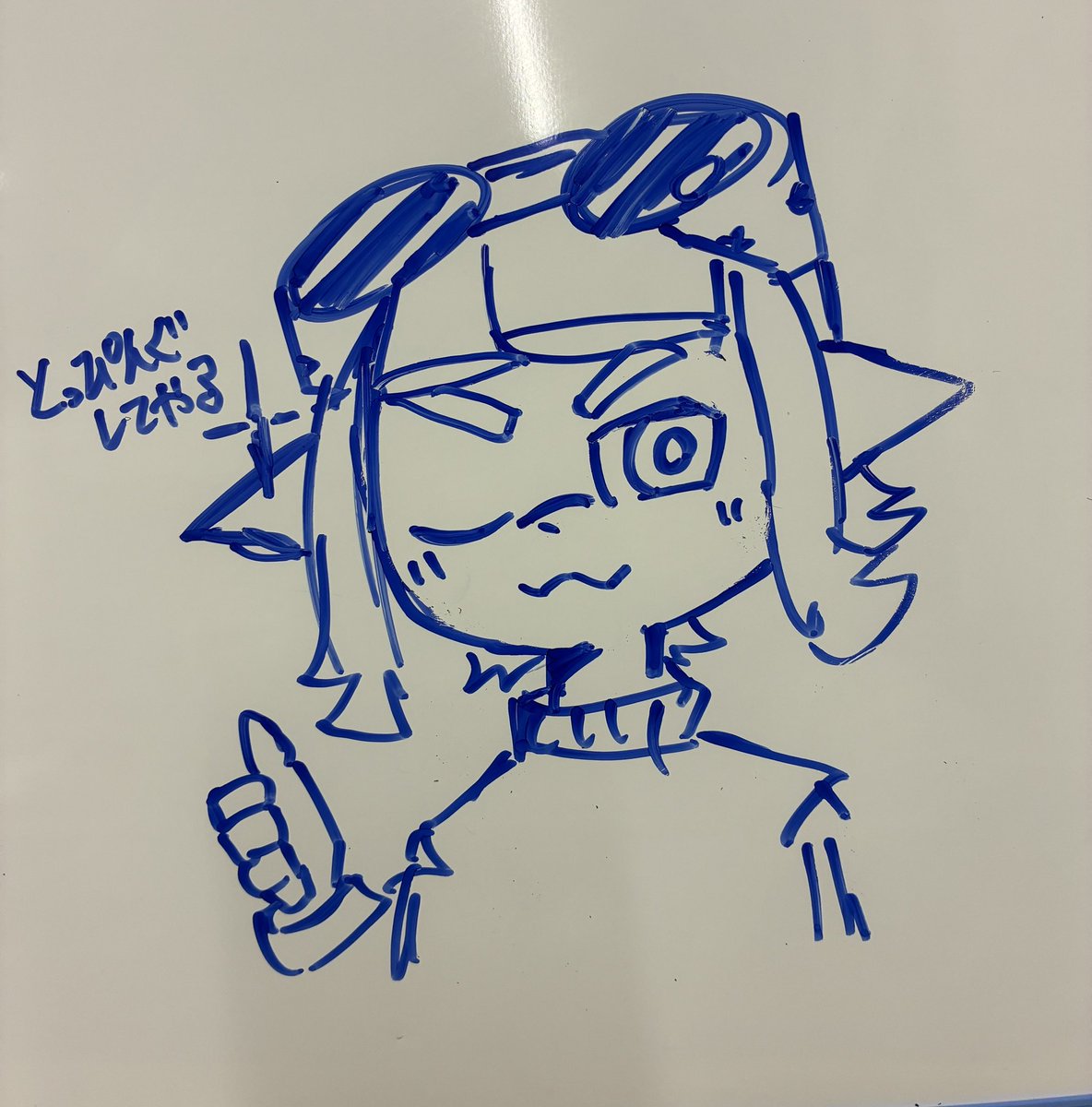 6nMkP4g2emZ3VhZ's tweet photo. やーい休憩中に落書きしちゃうもんね〜 https://t.co/Z1RX9zxaBz