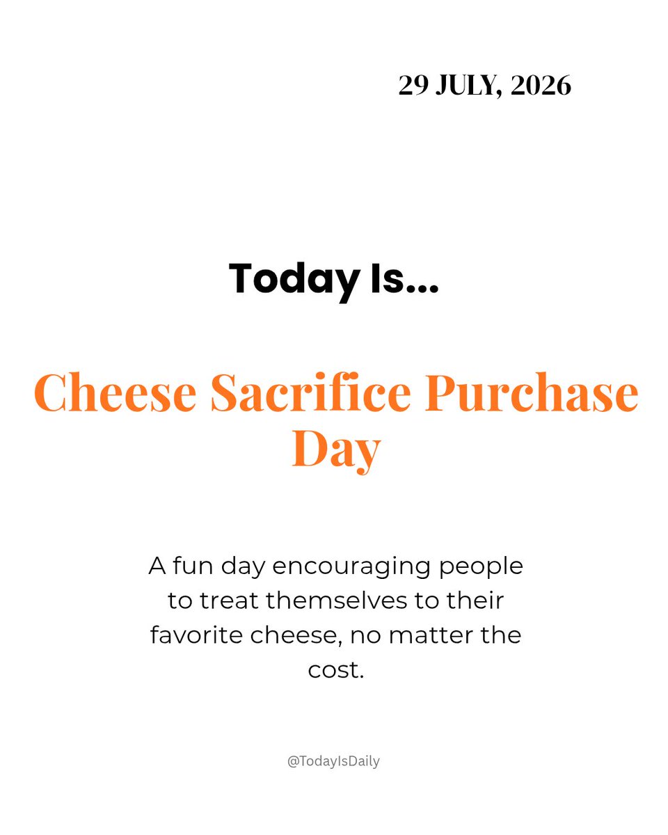 TodayIsDaily_'s tweet photo. Sometimes the best investment is a really good piece of cheese. Treat yourself today! 🧀😄
@WisCheese @MurraysCheese @thefeedfeed
#CheeseDay #CheeseLovers #Foodie #Gourmet #TreatYourself #Cheese #FoodCelebration https://t.co/Dk0gcx2WRo
