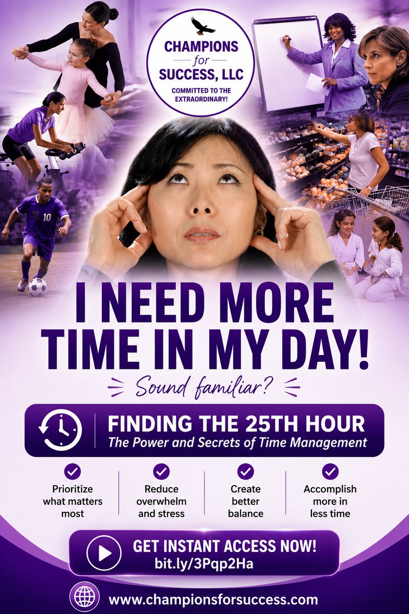 mandymak1's tweet photo. https://t.co/6zitrmblIA https://t.co/aKuBzyUrWg
 https://t.co/tTx9NsXH6S
#ChampionsForSuccess #MaryAnneKochut #FindingThe25thHour #TimeManagement #Productivity #ProfessionalDevelopment #LeadershipDevelopment #Management #Leadership #WorkLifeBalance #SuccessMindset #WorkSmarter https://t.co/k7oPOJZUca